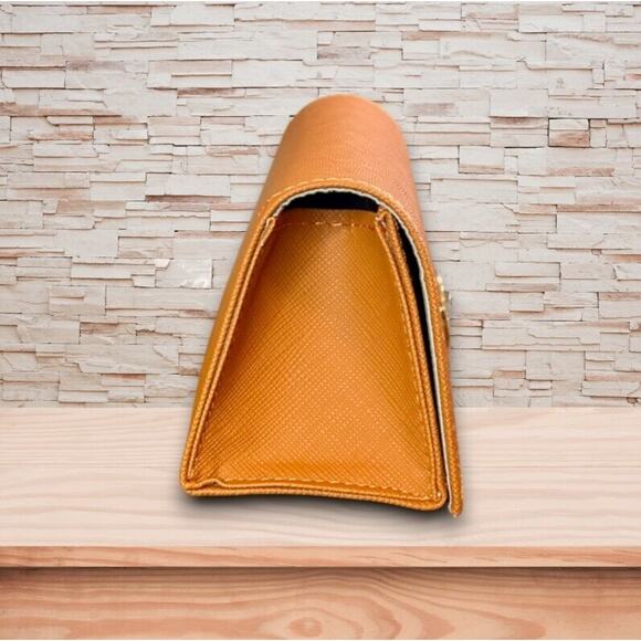 Tory Burch Orange Glasses Case - Picture 5 of 7